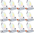 12-Pack 4 Inch Color Selectable Dimmable Ultra-Thin LED Recessed Light G482254