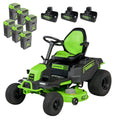 60V 42 Cordless Battery Riding Lawn Mower with 8.0Ah Batteries R766
