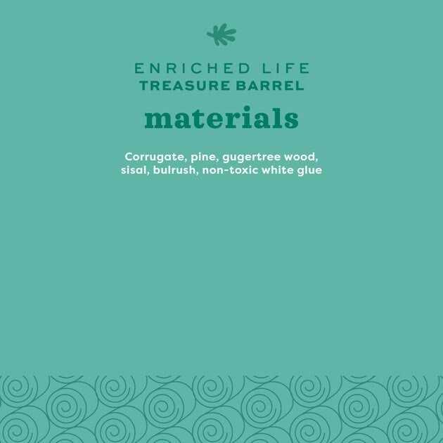Enriched Life Treasure Barrel Pet Supplies P3821