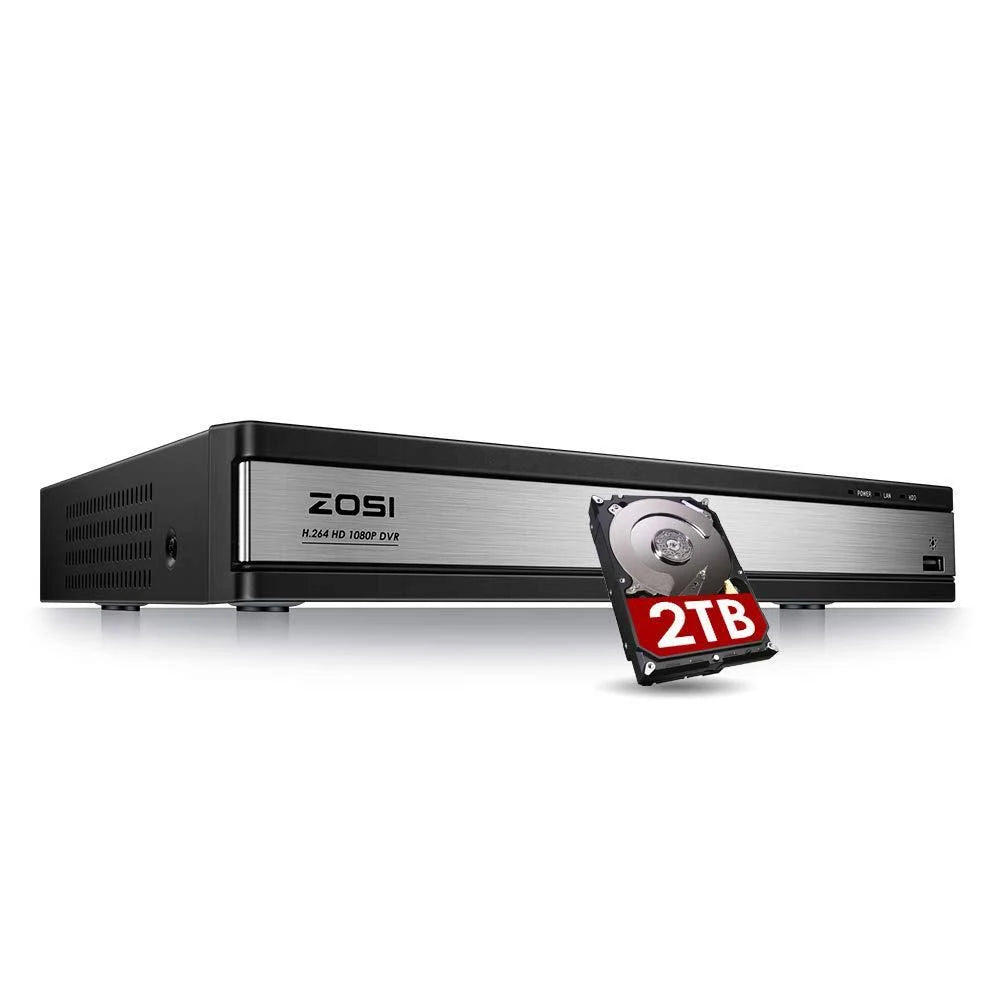 16-Channel 1080p Surveillance DVR Recorder with 2TB Hard Drive N77022