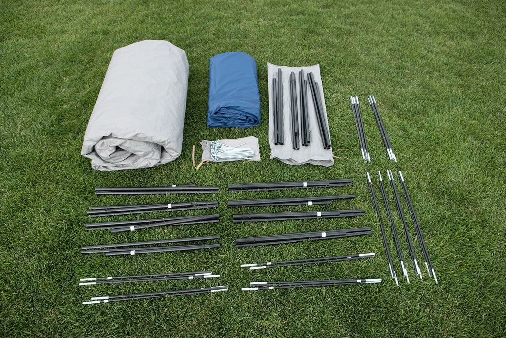 14-Person 18 ft. x 18 ft. Family Tent with 3 Doors Q564849