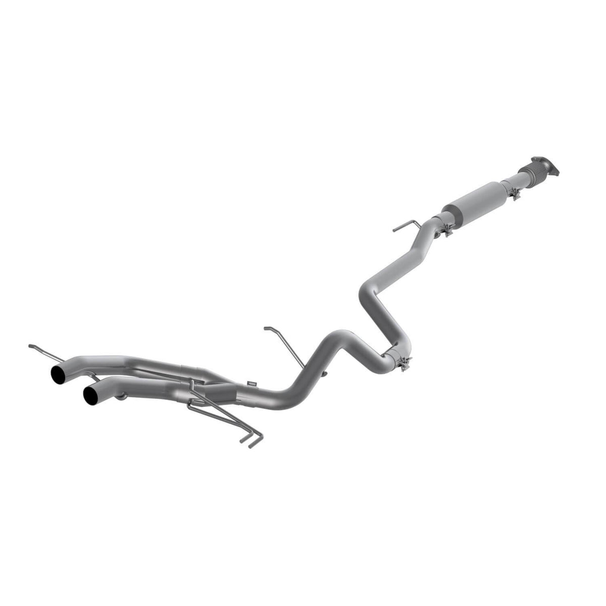 Cat Back Dual Exit T304 Exhaust T85140