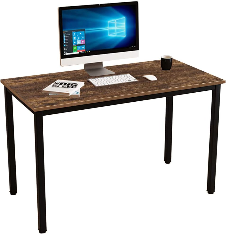 55 inches White Black Computer Desk W2950