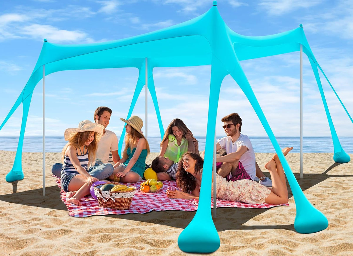 10×10ft Beach Canopy Tent with Sandbags A48271