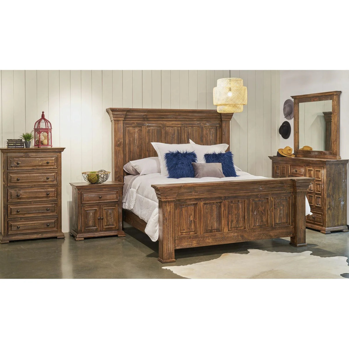 Brown Wood Dresser V739