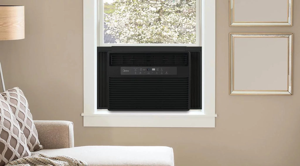 10,000 BTU 115V Smart Window AC with Remote, White J5323