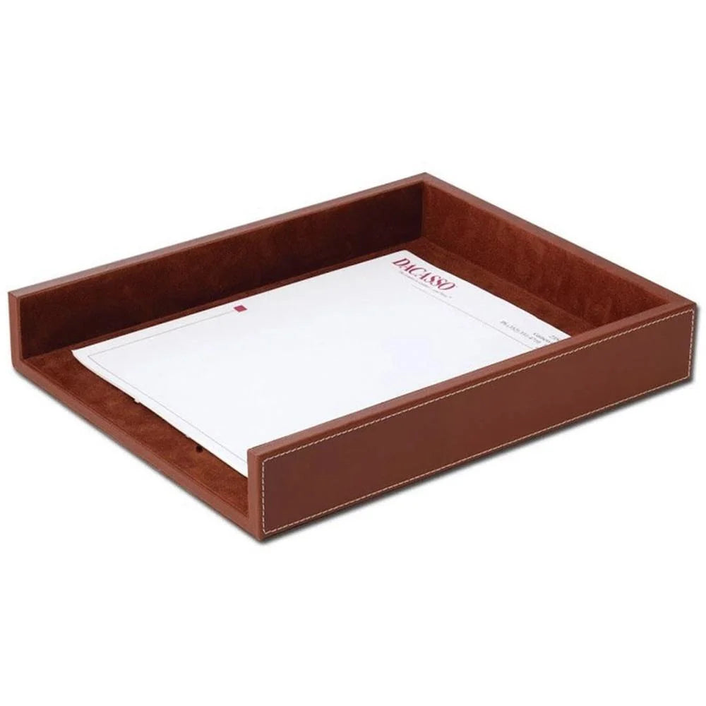 Rustic Brown Leather 7-Piece Desk Set F226226