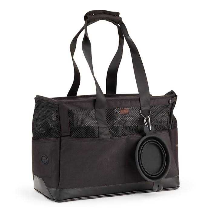 Black Canvas Dog Carrier Tote R457