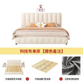 White Leather Storage Bed Z5124