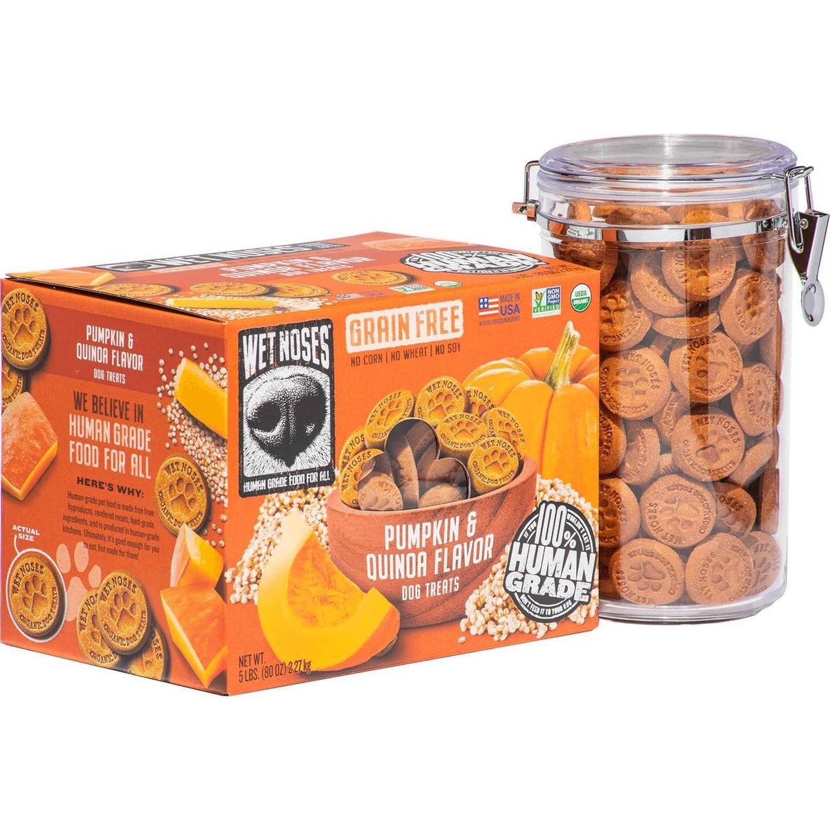 Grain Free Pumpkin Quinoa Dog Treats X576268