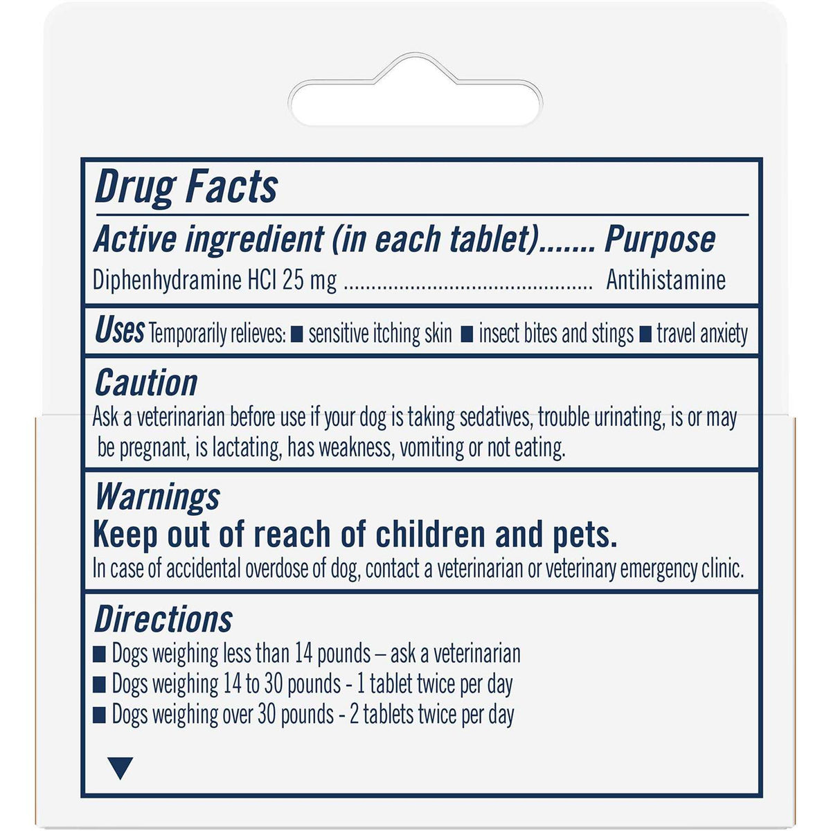 Antihistamine Tablets for Dogs M934971
