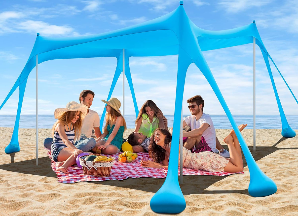 10×10ft Beach Canopy Tent with Sandbags A48271