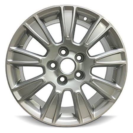 17 inch Aluminum Wheel Rim 17x7 inch Silver 5 Lug D2630