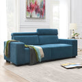 2-Seater Velvet Sectional Sofa with Adjustable Headrest K182329