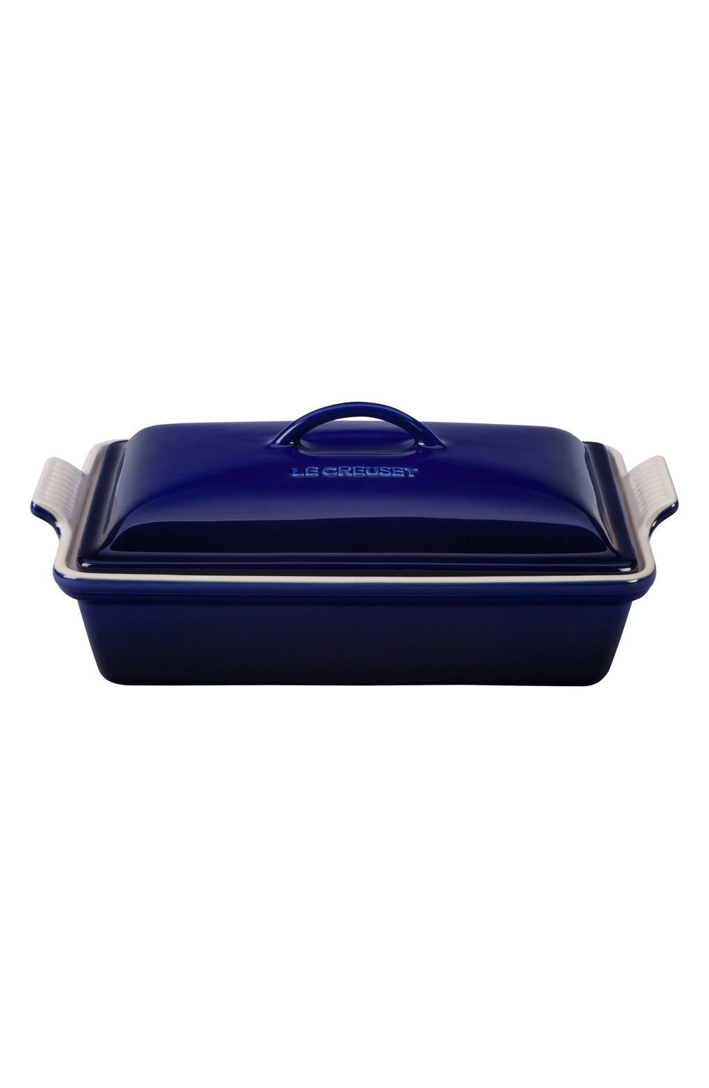 4-Quart Stoneware Covered Rectangular Casserole J9710