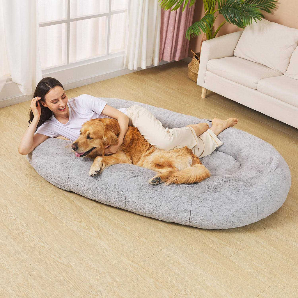 Large Cozy Plush Pet Bed Q88374