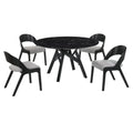 5-Piece Wood Dining Table and Chair Set F54381