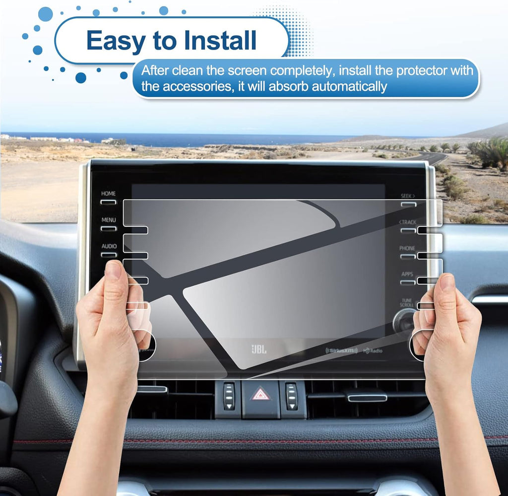 Tempered Glass Car Navigation Screen Protector Pack of 2 K546558