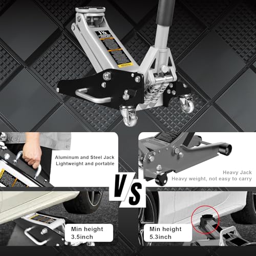 1.5 Ton Low Profile Aluminum Steel Racing Floor Jack M39988