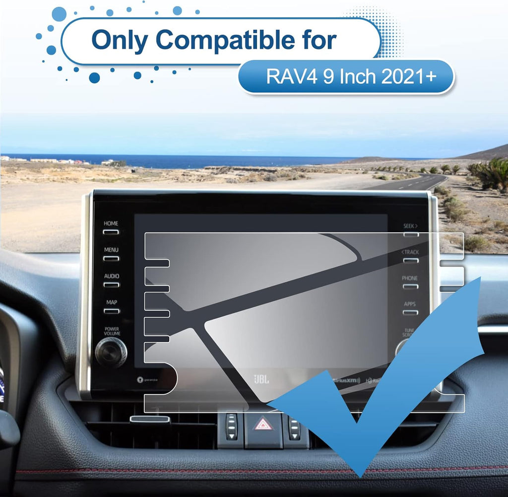 Tempered Glass Car Navigation Screen Protector Pack of 2 K546558