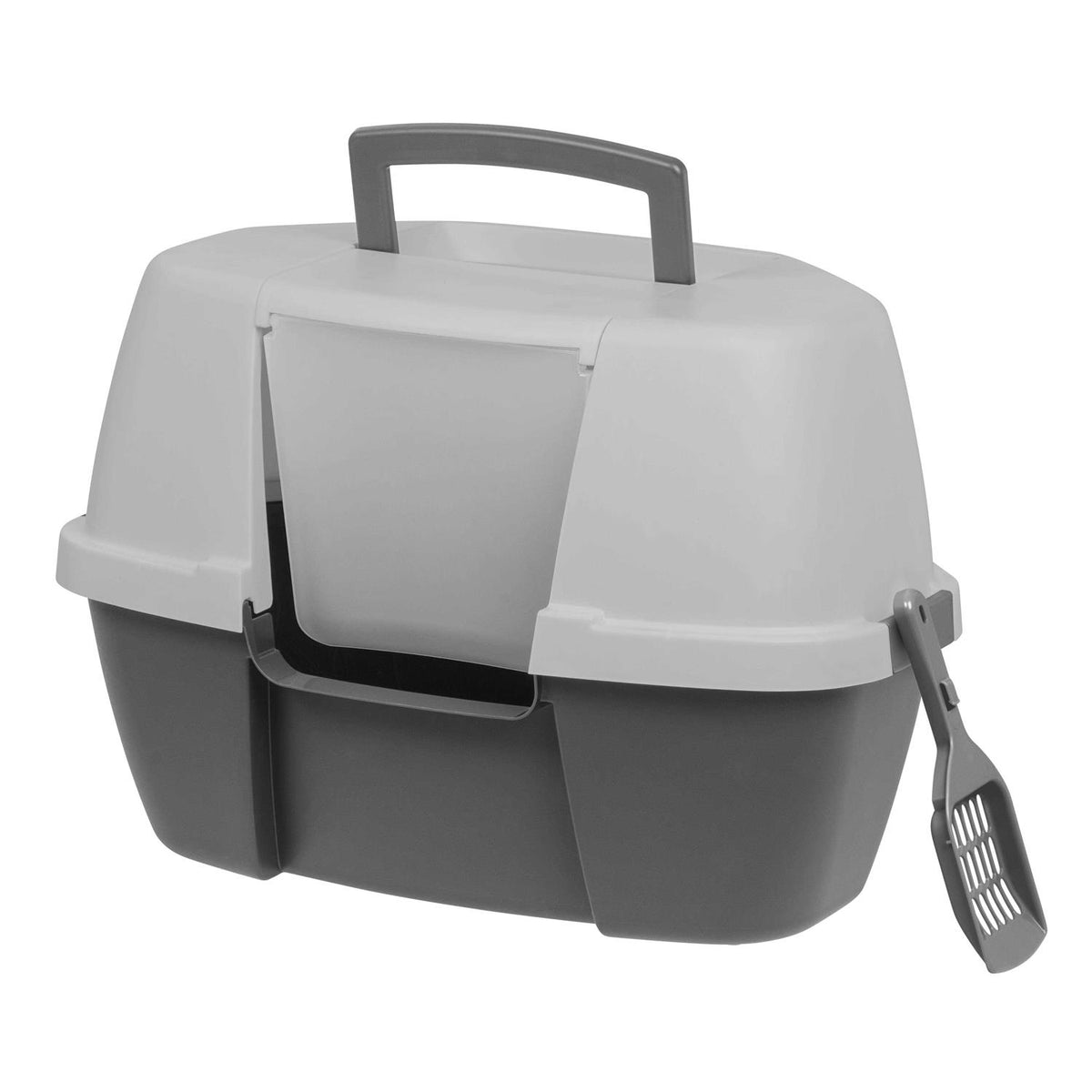 Hooded Cat Litter Box with Scoop O816490