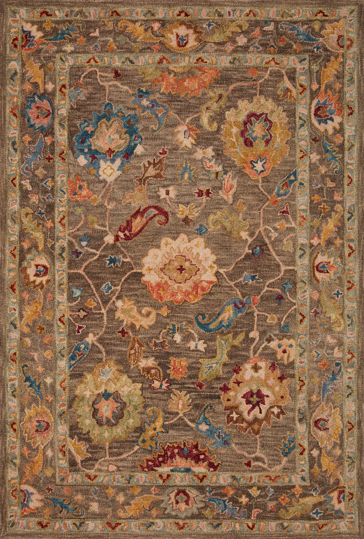 Charcoal 8'6 x 12' Rug F505