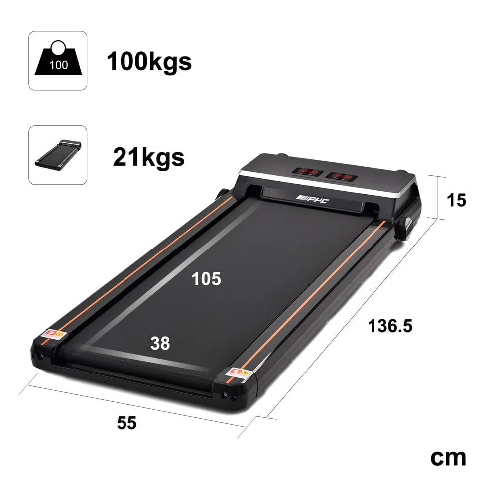 2.5HP Slim Under Desk Electric Treadmill Q248661