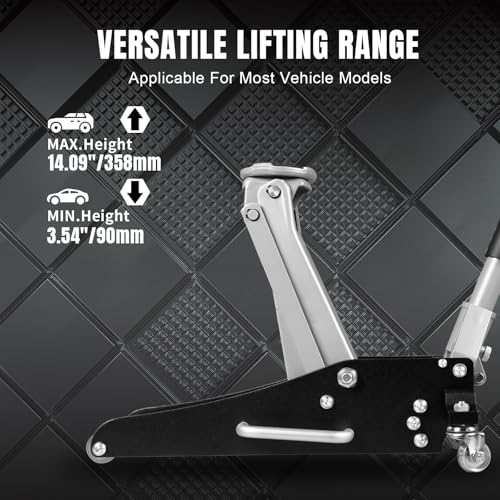 1.5 Ton Low Profile Aluminum Steel Racing Floor Jack M39988