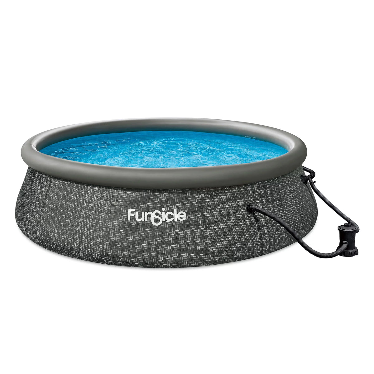 10ft x 30in Round Above Ground Pool with Cartridge Filter Pump E383