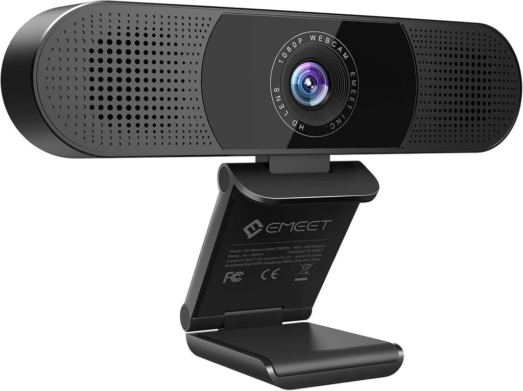 3 in 1 Webcam with Microphone, 2 Speakers & 4 Microphone Arrays, 1080P O942