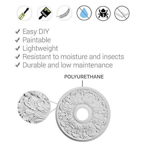 12 3/4x22OD Legacy Acanthus Ceiling Medallion X915