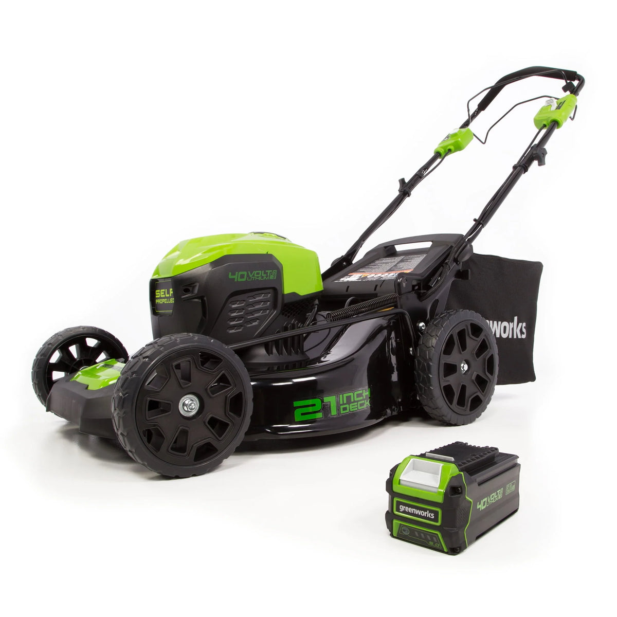40V Self-Propelled Lawn Mower with 5.0 Ah Battery & Charger Z97150