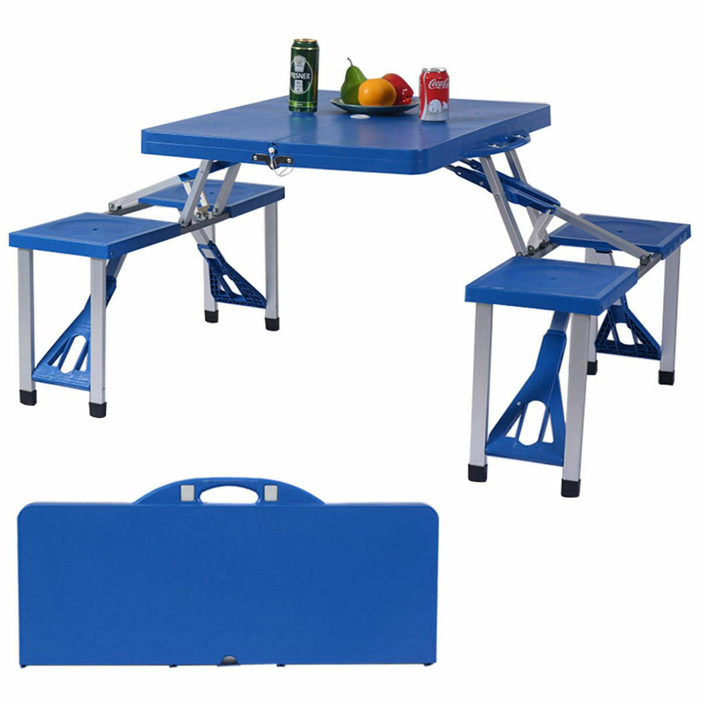 Folding Camping Table and Bench Set Y7067