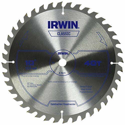 10-Inch 40T Carbide Circular Saw Blade D804