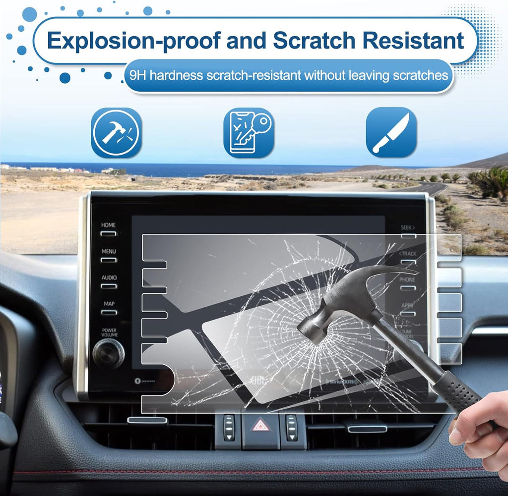 Tempered Glass Car Navigation Screen Protector Pack of 2 K546558