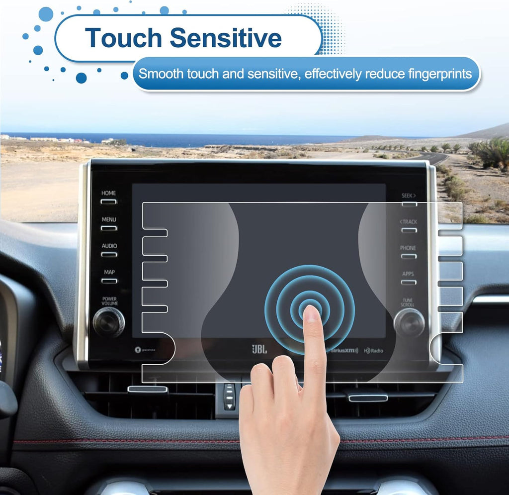 Tempered Glass Car Navigation Screen Protector Pack of 2 K546558