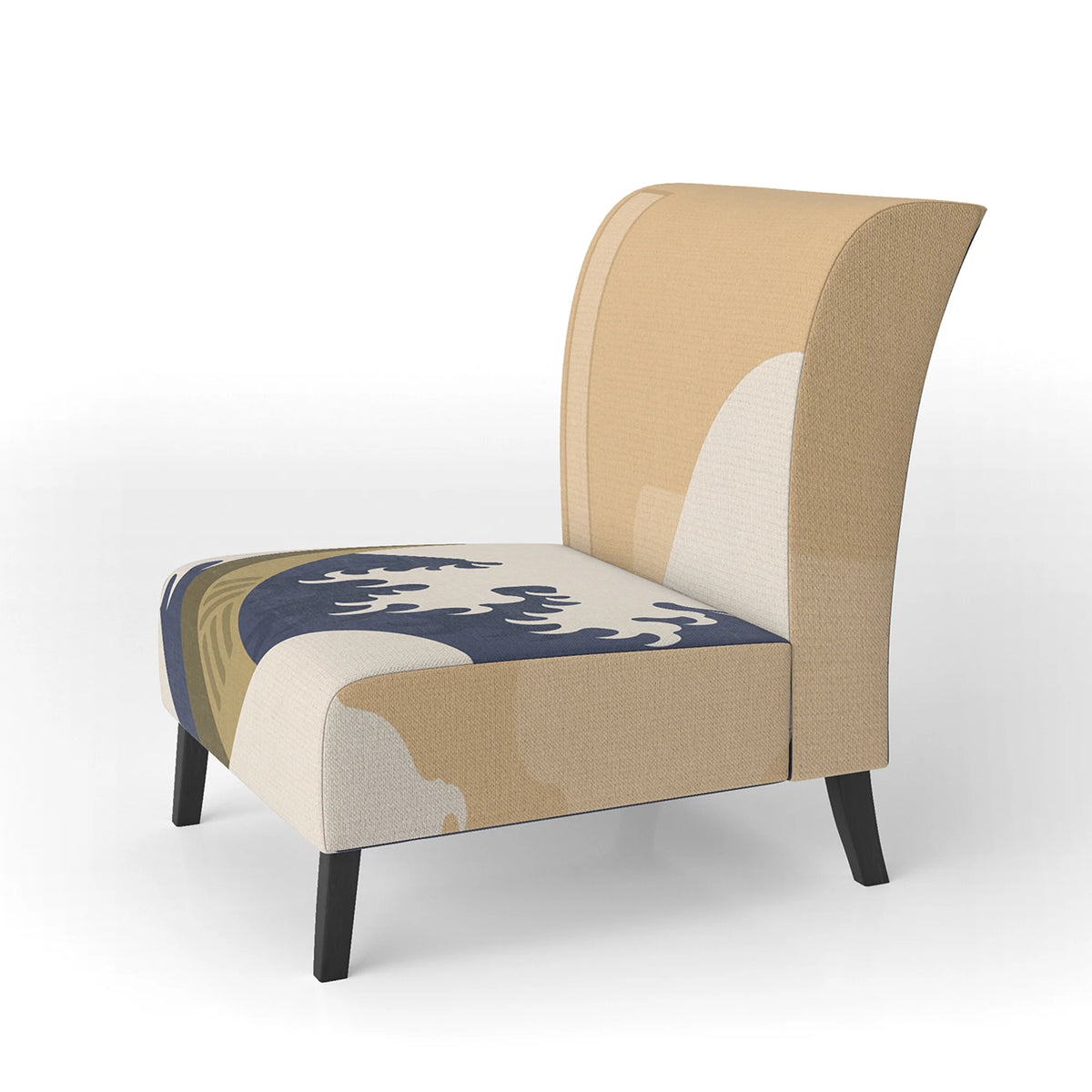 Upholstered Nautical & Coastal Accent Chair and Arm Chair R65433