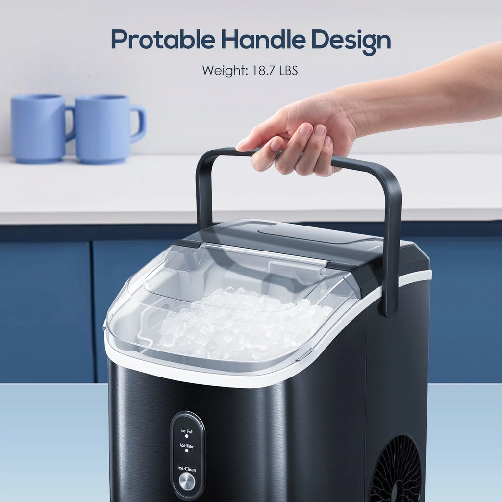 Portable Compact Nugget Ice Maker with Handle L90283