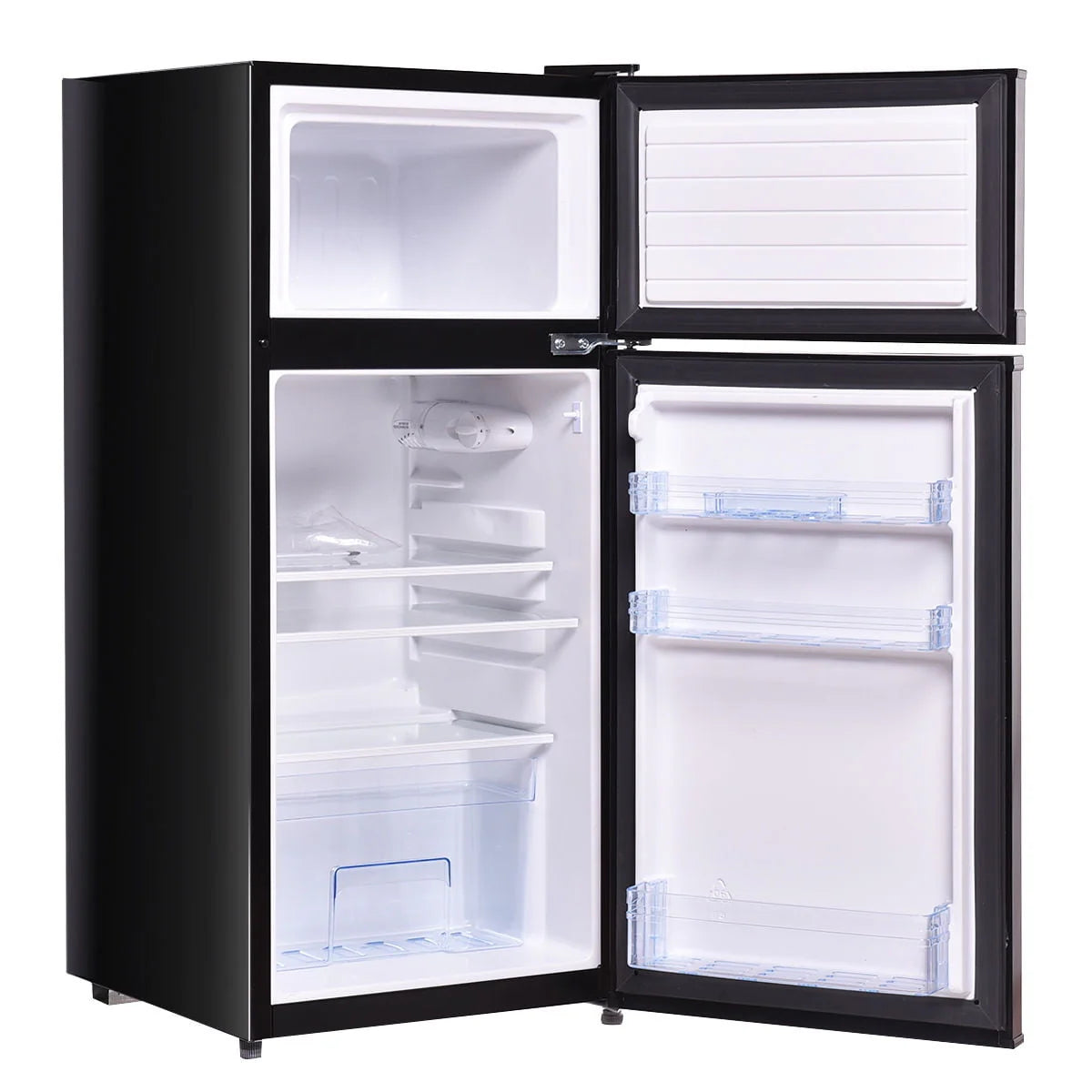 2 Doors 3.4 cu ft. Compact Mini Refrigerator Freezer M9375