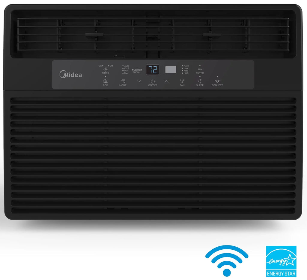 10,000 BTU 115V Smart Window AC with Remote, White J5323