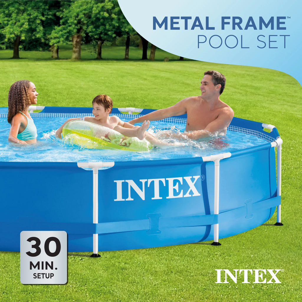 12' x 30 Metal Frame Round Above Ground Swimming Pool G3882