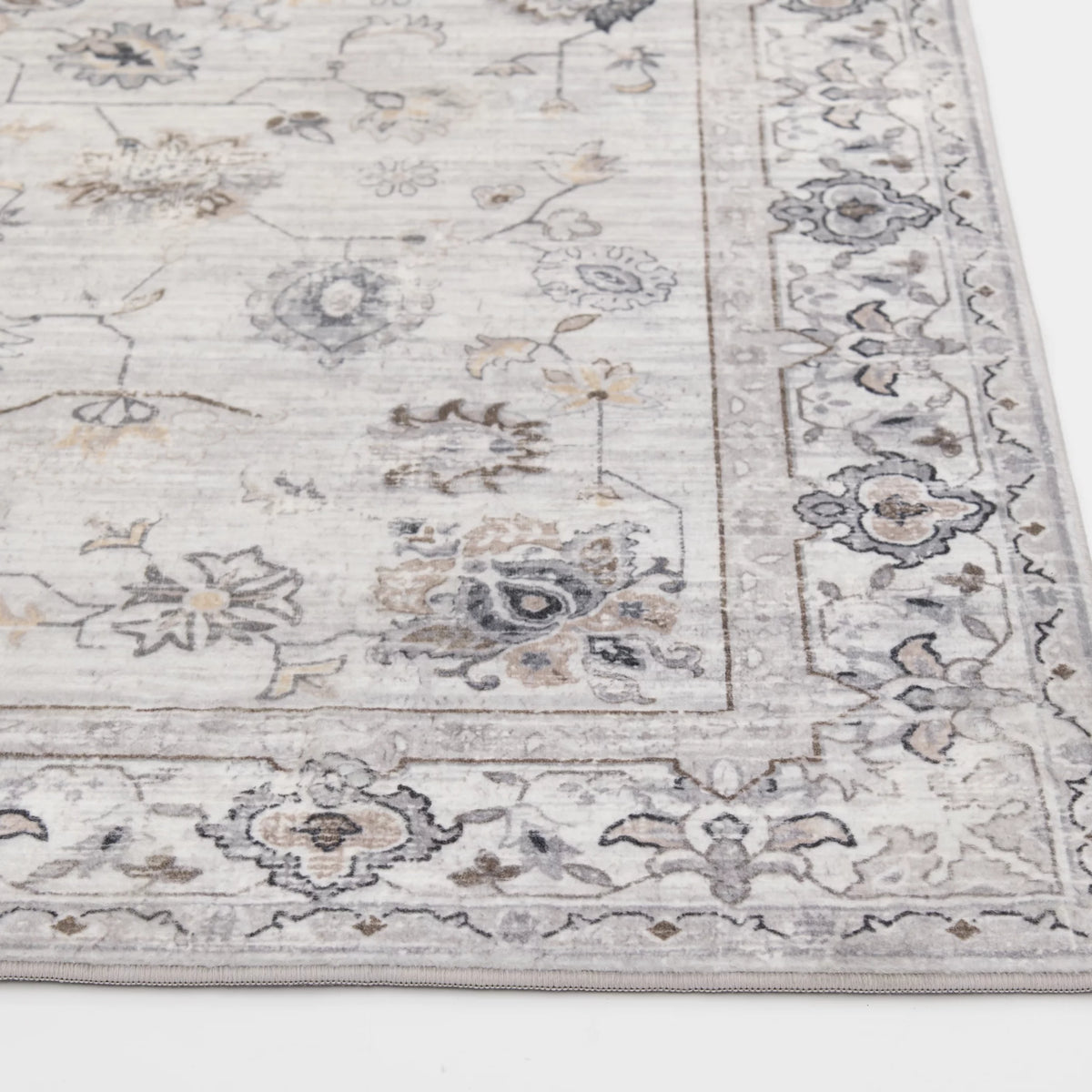 Ivory Faux Fur Indoor Area Rug 8'x10' C2051