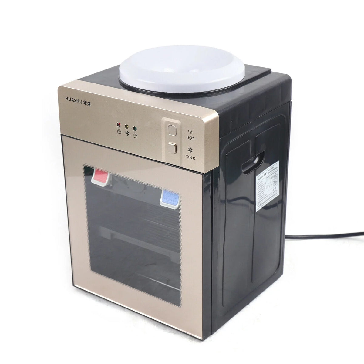 Freestanding Hot & Cold Water Cooler Dispenser Desktop Drinking Machine 110V D831