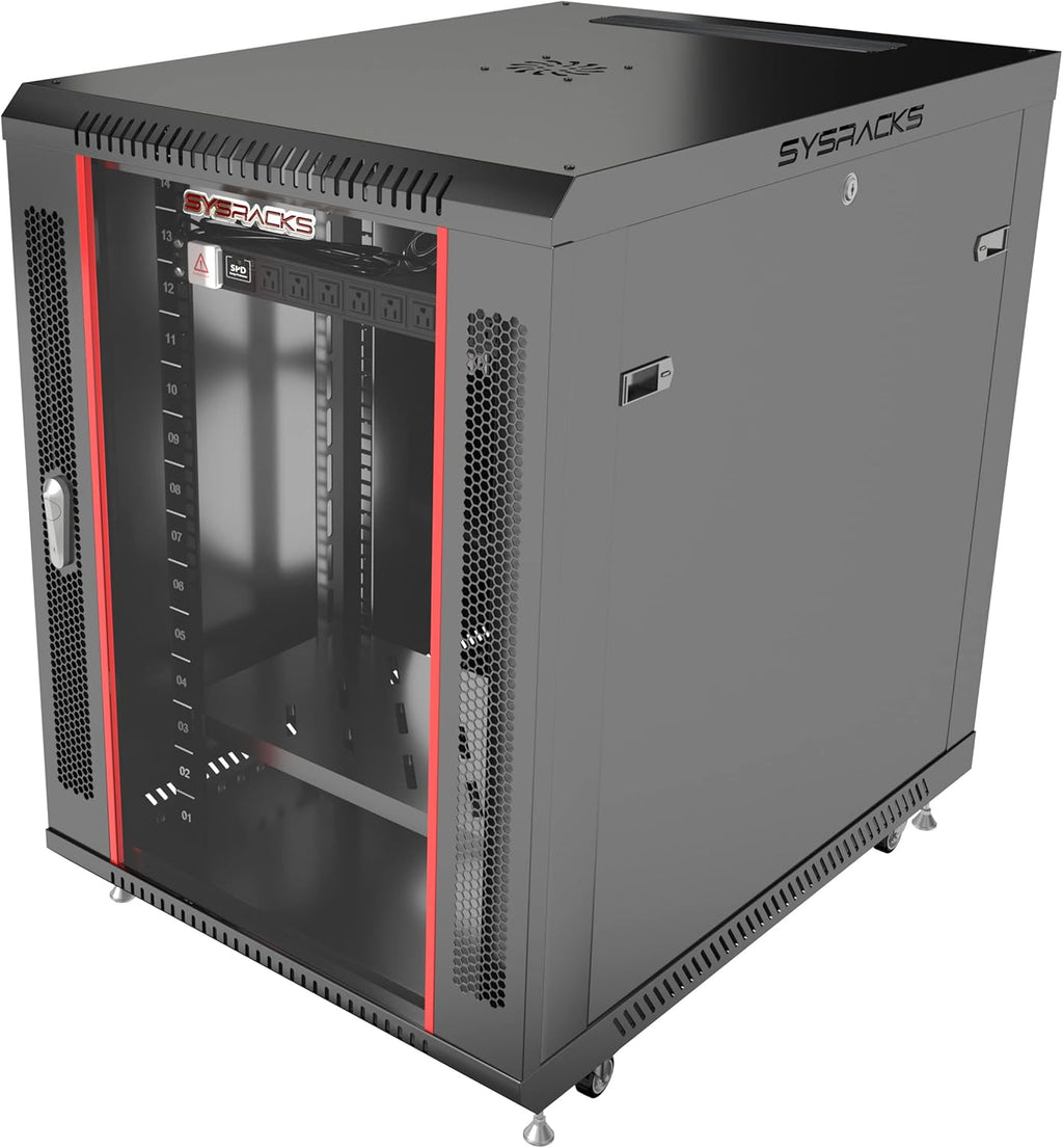 15U 35 Inch Depth Server Rack Cabinet Enclosure G367