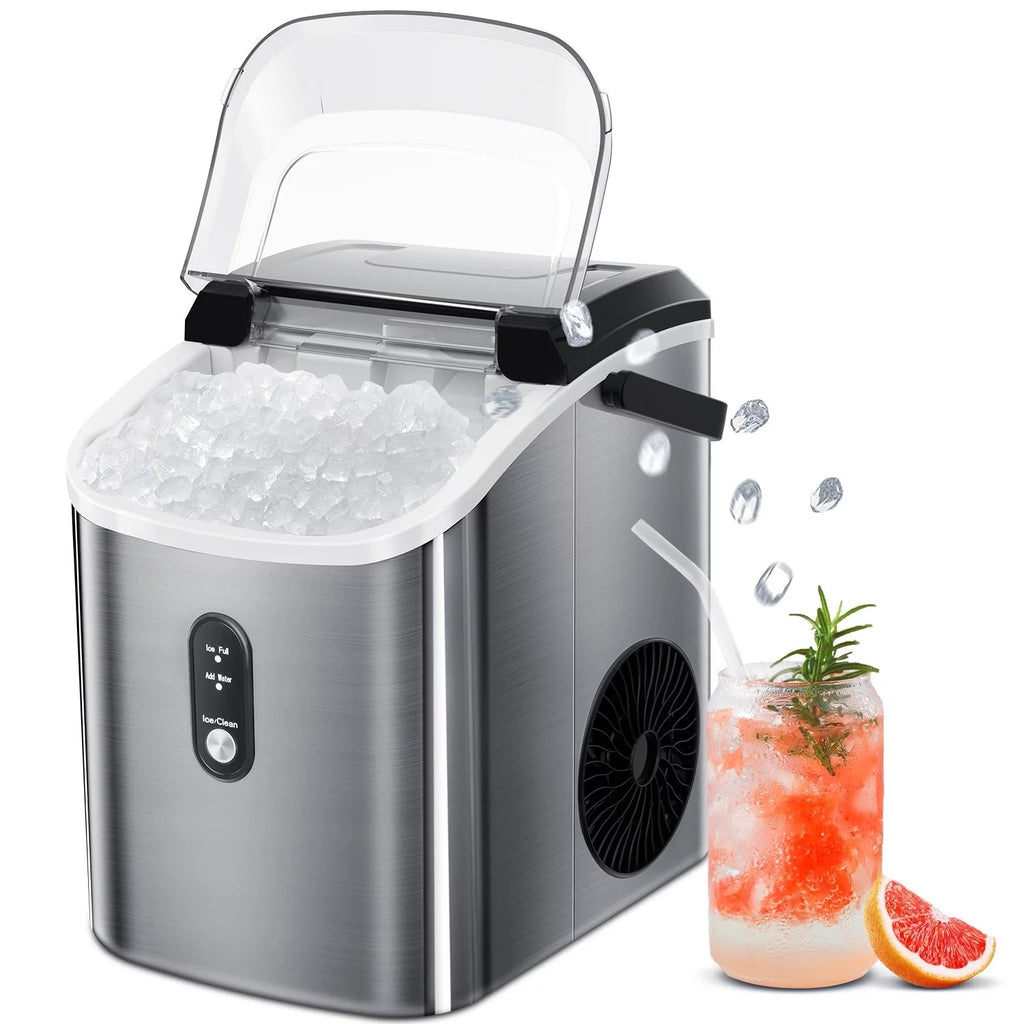 Portable Compact Nugget Ice Maker with Handle L90283