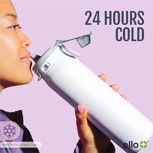 Stainless Steel Water Bottle with Locking Lid, 22oz, 32oz, 40oz O670542