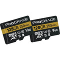 128GB UHS-II microSDXC Memory Card with SD Adapter 2-Pack F758280