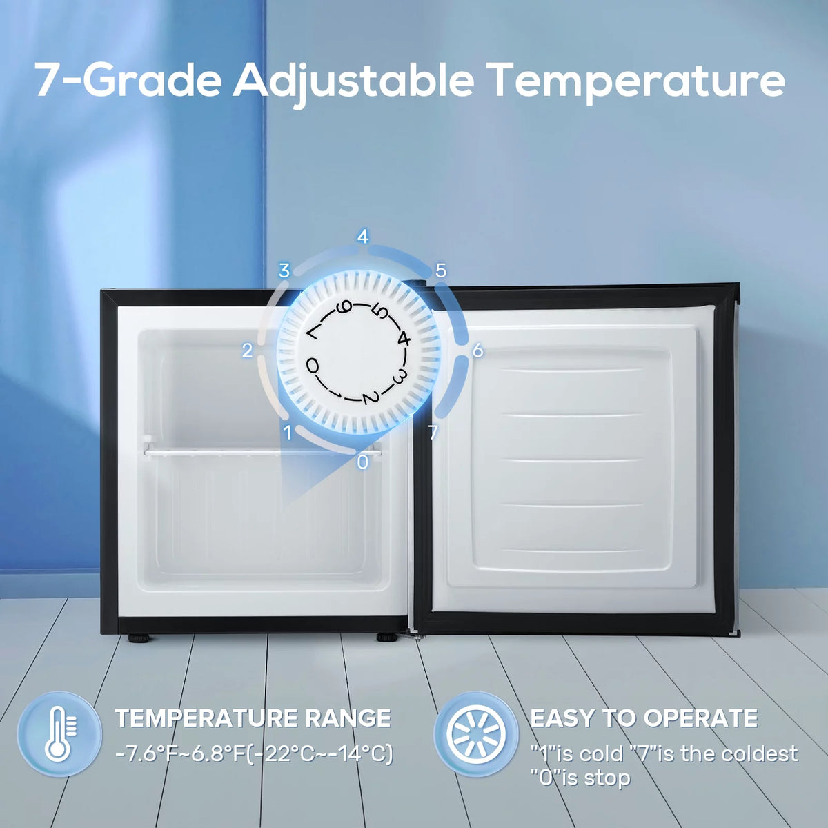 1.1 Cu.ft Compact Upright Mini Freezer V67635