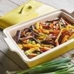 4-Quart Stoneware Covered Rectangular Casserole J9710