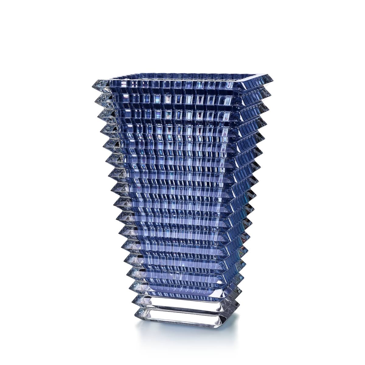 Blue Small Rectangular Vase O412